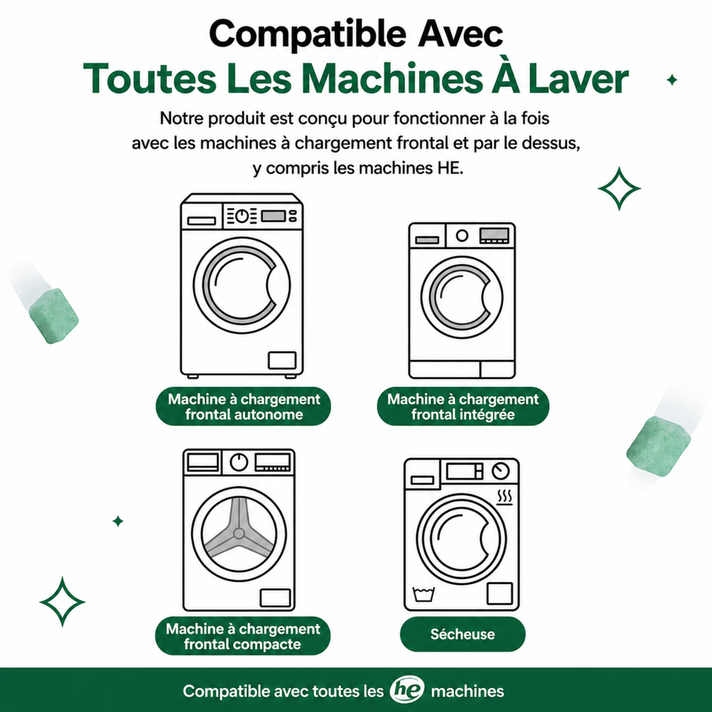 Nettoyant Professionnel pour Machine à Laver