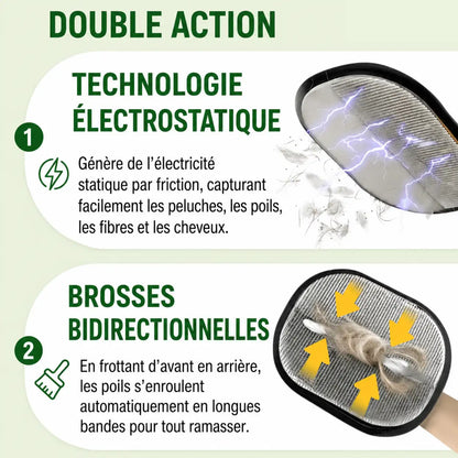 V3 Gant Anti-Poils Réutilisable & Écologique