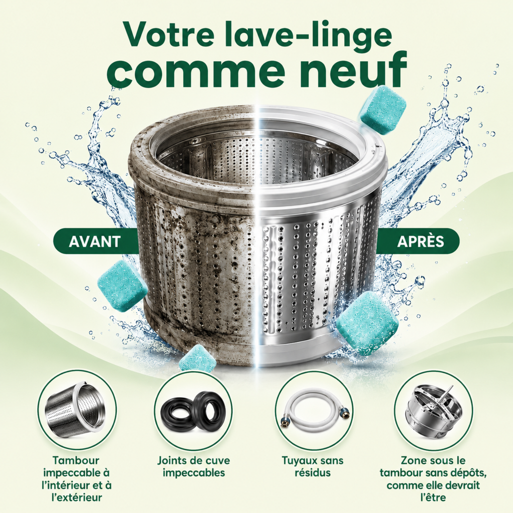 Nettoyant Professionnel pour Machine à Laver